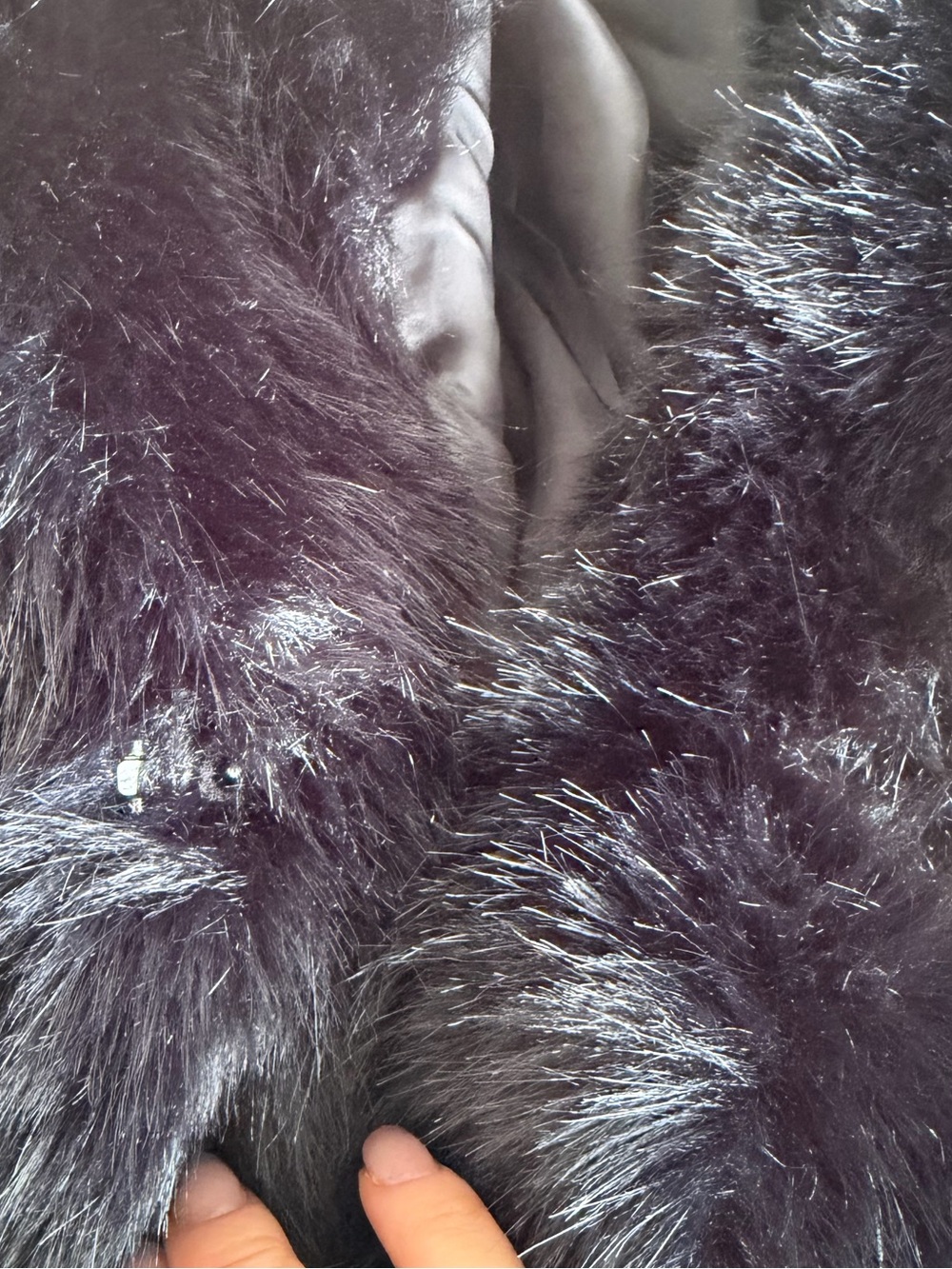 Aritzia Cortina Coat - Arctic Faux Fur - Picture 9 of 9
